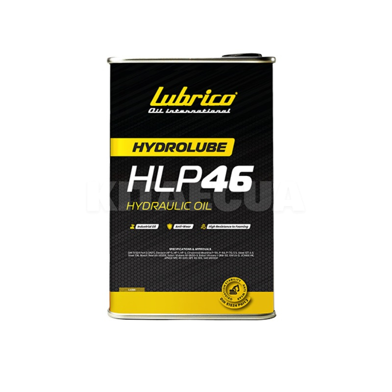 Олива гідравлічна мінеральна 16л HYDROLUBE HLP SERIES 46 LUBRICO (L-1066-30100160)