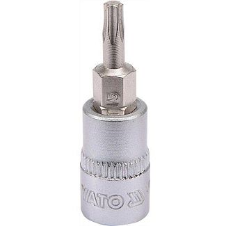 Головка торцевая с насадкой 37 мм 1/4“ Torx T15 YATO