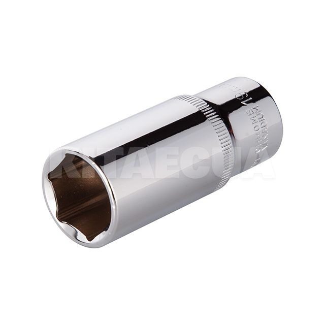 Головка торцева 6-гранна подовжена 19 мм 3/8" Cr-V Intertool (ET-0429)