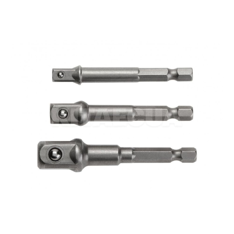 Набор адаптеров для торцевых головок 1/4"& 3/8" &1/2" HOGERT (HT1S445)