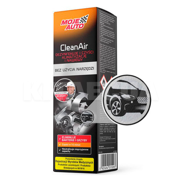 Очиститель кондиционера "black" 150мл MOJE AUTO (25966)