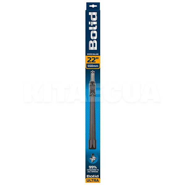 Щетка стеклоочистителя (дворник) 550мм бескаркасная ULTRA BOLID (50550) - 2