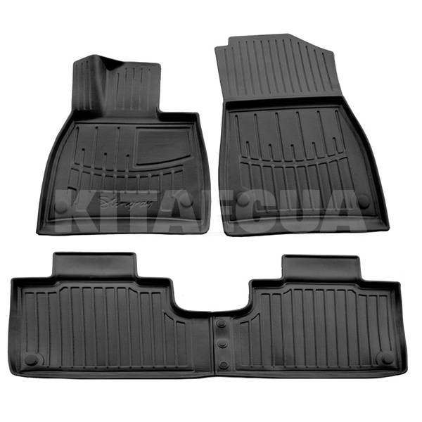 Резиновые коврики в салон Mercedes Benz X296 EQS SUV (2022-н.в.) Stingray (5012164)