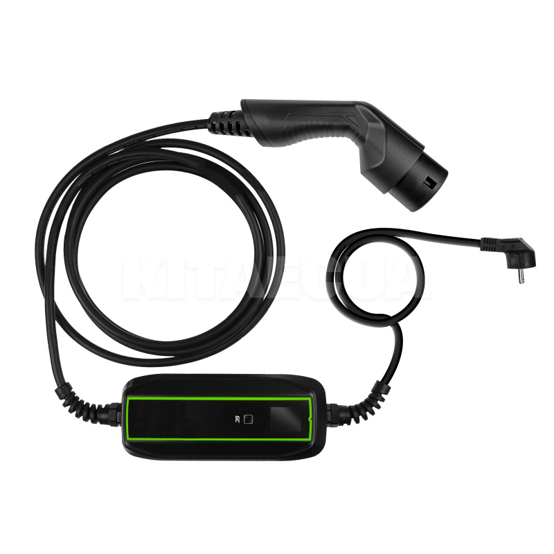 Зарядка для электромобиля 3.7 кВт 16А 1-фаза Type 2 (европейское авто) Power Cable Green Cell на AUDI e-tron (EV16) - 3