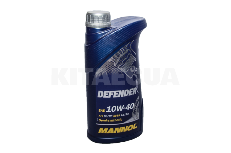 Масло моторне напівсинтетичне 1л 10W-40 Defender Mannol (MN7507-1) - 3