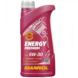 Масло моторне синтетичне 1л 5W-30 Energy Premium Mannol
