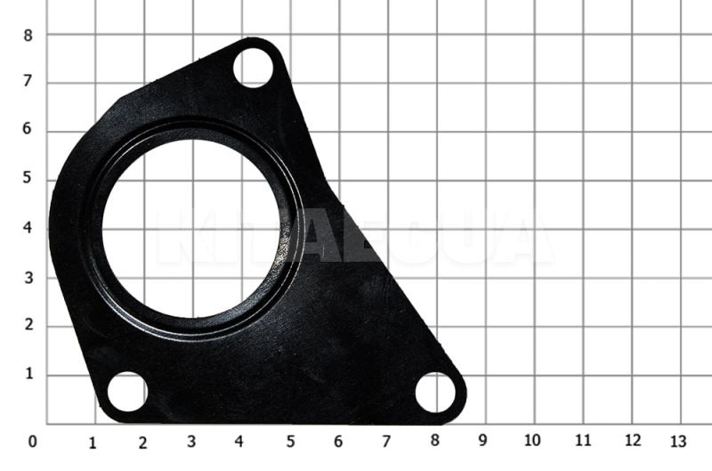 Прокладка корпуса термостата HQ на Chery BEAT (INDIS) (473H-1306056) - 4