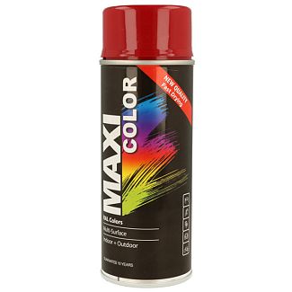 Краска-эмаль декоративная 400мл RAL 3003 рубиново-красная MAXI COLOR