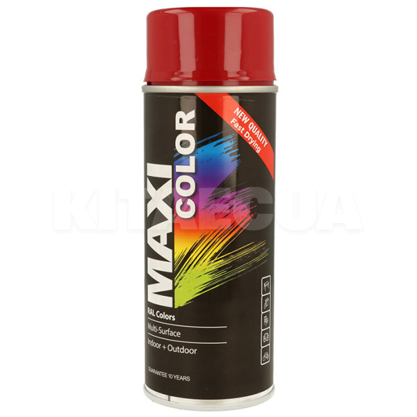 Краска-эмаль декоративная 400мл RAL 3003 рубиново-красная MAXI COLOR (MX3003-MAXI-COLOR)