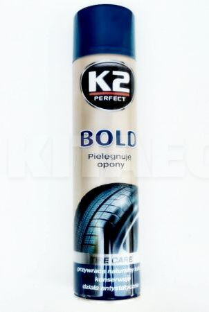 Очиститель шин BOLD SPRAY 600г K2 (K1561)
