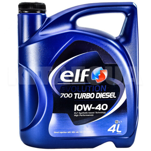 Масло моторне напівсинтетичне 4л 10W-40 Evolution 700 Turbo Diesel ELF (203701-ELF)