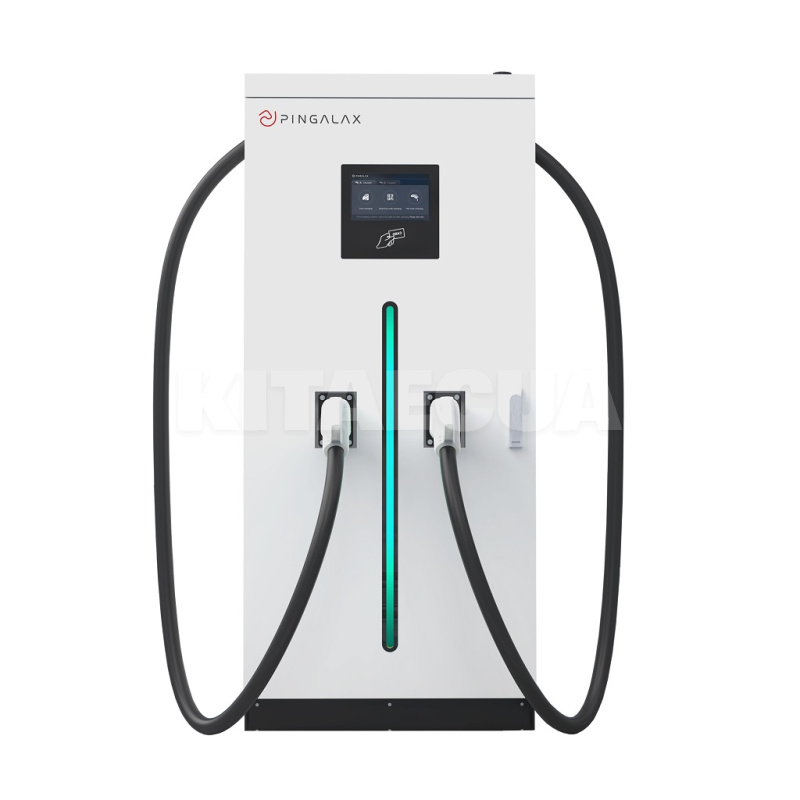 Зарядна станція комерційна для електромобілів 120 кВт 2-роз'єму Pingalax (120kW-DC-EV-YZ5)