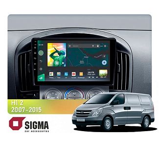 Штатна магнітола X9464 4+64 ГБ 9" Hyundai H1 2 TQ 2007-2015 (F1) SIGMA4car