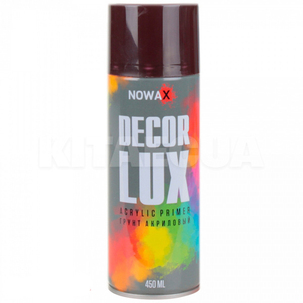 Грунт акриловий 450мл червоний NOWAX (NX48036)