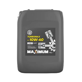 Масло моторное полусинтетическое 10л 10W-40 Turbo-Max CI-4/SL MAXIMUM