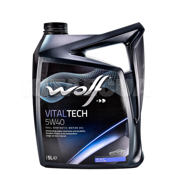 Масло моторное синтетическое 5л 5W-40 Vitaltech WOLF (8311291)