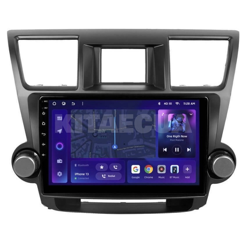 Штатна магнітола MOSS M3 4+32 ГБ 10" Toyota Highlander 2 XU40 2007-2013 (F1) AMS (50908)