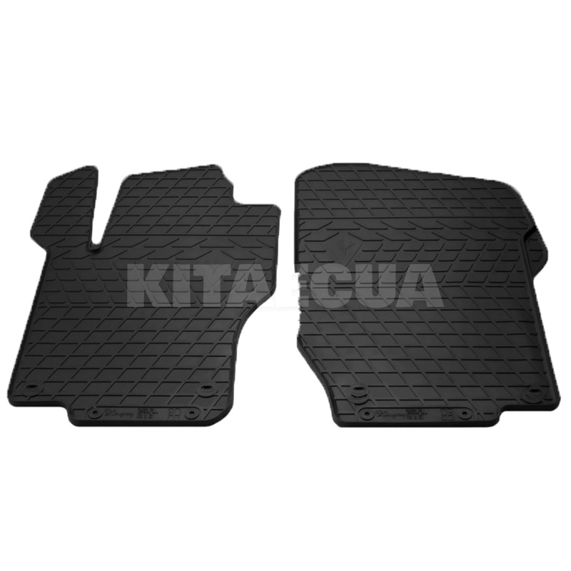 Резиновые коврики передние Mercedes Benz X164 GL (2006-2012) MS клипсы Stingray (1012382)