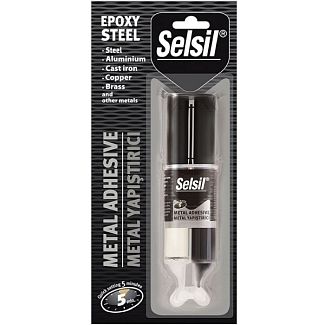 Клей двокомпонентний епоксидний Metal Adhesive 28г SELSIL