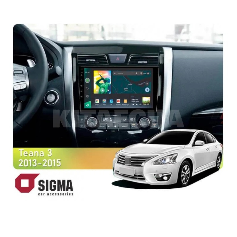 Штатна магнітола X10232 2+32 Gb 10" Nissan Teana J33 2013-2015 (AB) SIGMA4car (34169)