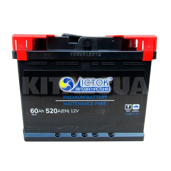 Аккумулятор автомобильный 60Ач 520А "+" слева Ictok (9050) - 4