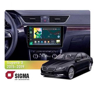 Штатна магнітола X10232 2+32 Gb 10" Skoda Superb 3 2015-2019 SIGMA4car