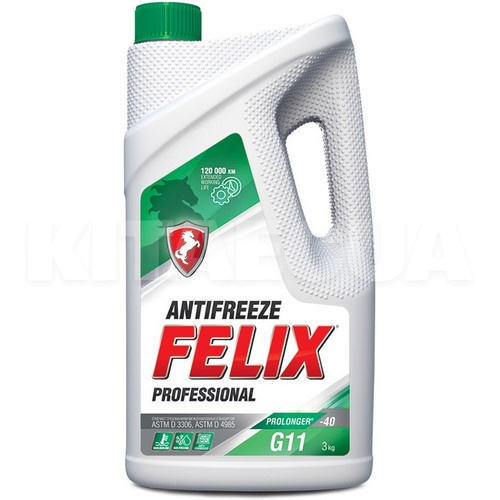 Антифриз зеленый 3кг G11 -45°С Prolonger FELIX (430206327)