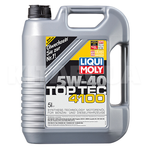 Масло моторное синтетическое 5л 5W-40 Top Tec 4100 LIQUI MOLY (7501-LIQUI MOLY) - 2