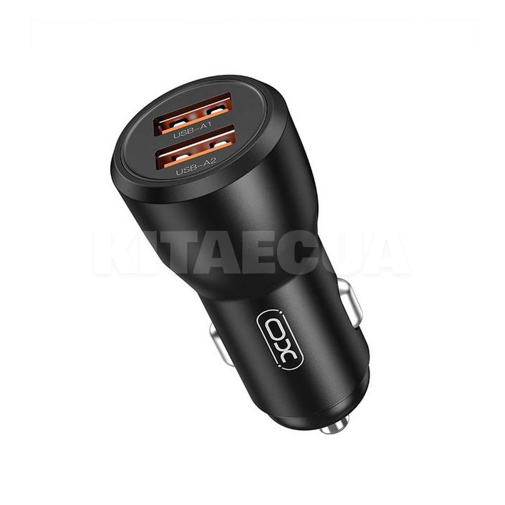 Автомобильное зарядное устройство 2USB 2.4A XO (XO-CC55-BK) - 2