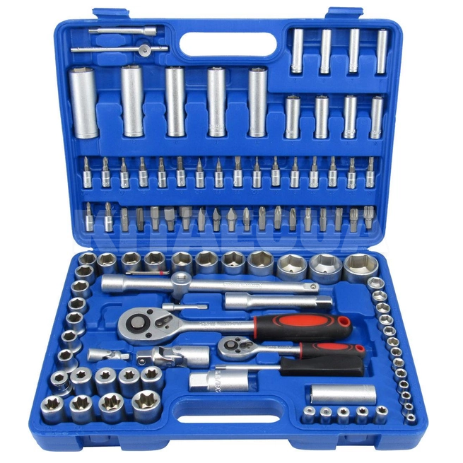 Набор инструментов 1/2" 1/4" 108 предметов Дорожня карта (DK-B0108)