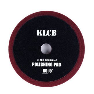 Круг для полировки полутвердый 123мм бордовый RO Polishing pad KLCB