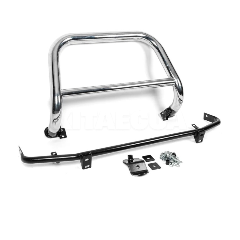 Кенгурятник Winbo V2 Hyundai Tucson JM 2004-20010 нержавеющая сталь Libao (bkt-a133003) - 3