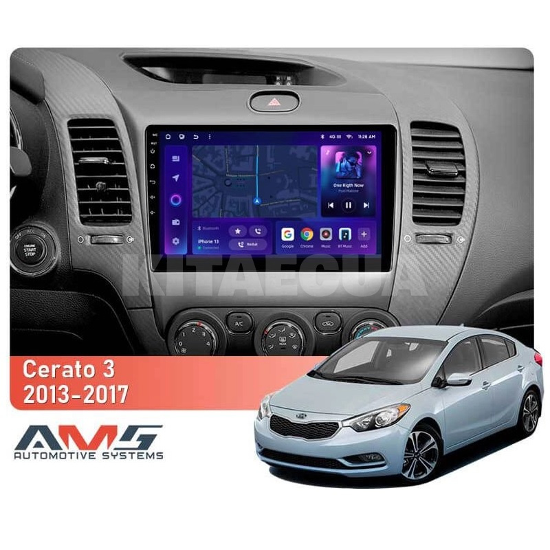Штатна магнітола MOSS M3 4+32 ГБ 9" Kia Cerato 3 YD 2013-2017 (F1 C) AMS (50055) - 2