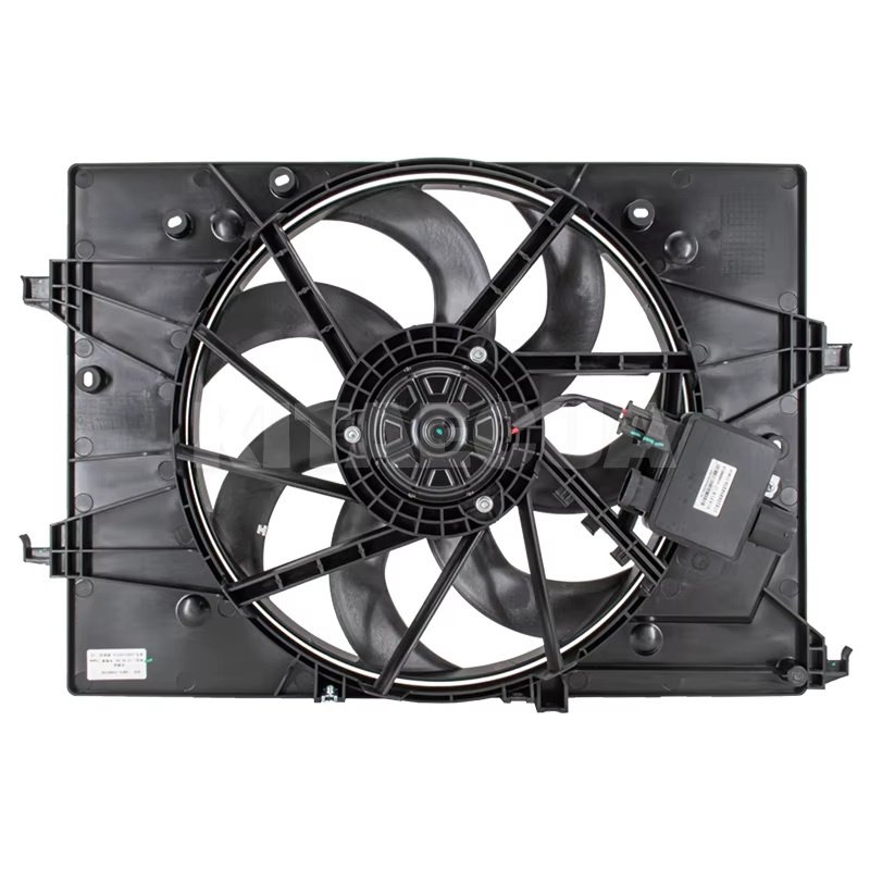 Электронный охлаждающий вентилятор в сборе ОРИГИНАЛ на BYD EV Song Plus (HDFA-1308010C)