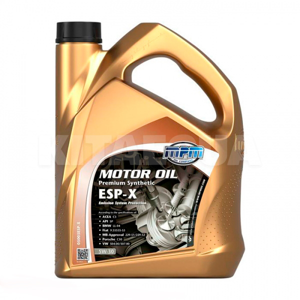 Масло моторное синтетическое 5л 5W-30 ESP-X MPM (MPM_05005ESP-X)