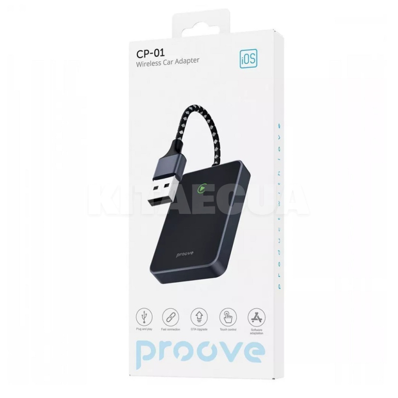 Беспроводной адаптер Bluetooth USB/Type-C iOS CarPlay СP-01 Wireless PROOVE (555520001) - 3