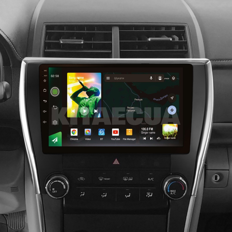 Штатна магнітола X10232 2+32 Gb 10" Toyota Camry 7 XV 50 North America 2014-2017 SIGMA4car (34203) - 3