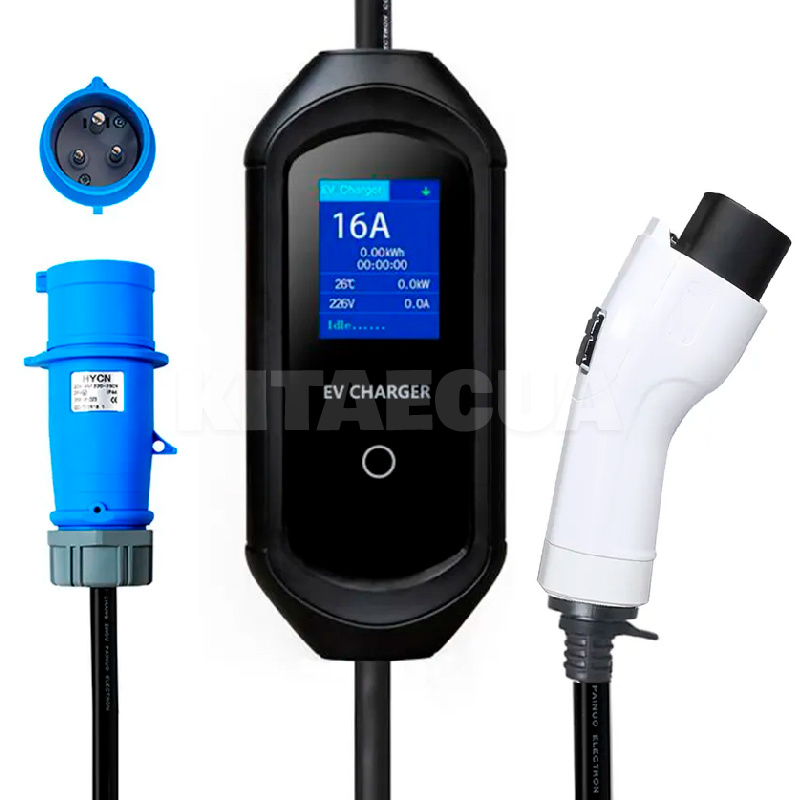 Зарядка для электромобиля GB/T AC 7.4 кВт 32A1-фаза (1678) - 2