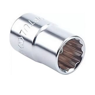 Головка торцевая 12-гранная 17 мм 1/2" 38 мм TOPTUL