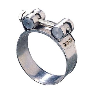 Хомут оцинкований посилений W1 40-43мм М6 Дорожня карта