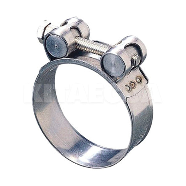 Хомут оцинкованный усиленный W1 40-43мм М6 Дорожня карта (DK40-43-Дорожная карта)