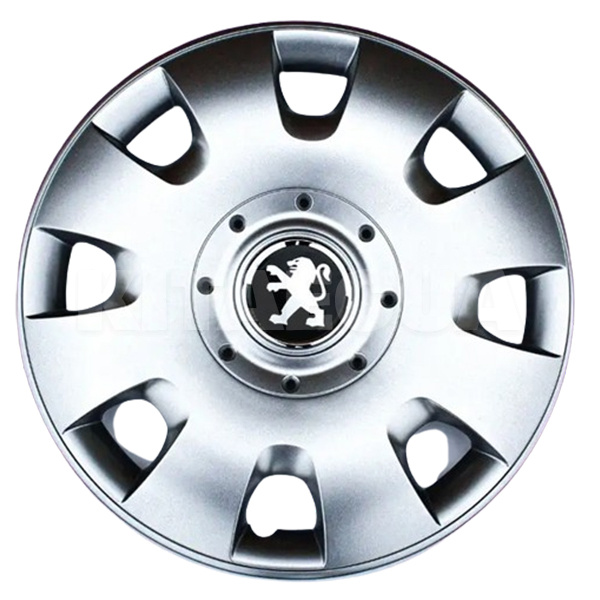 Колпаки R15 304 Peugeot серые 4 шт SJS (30827)