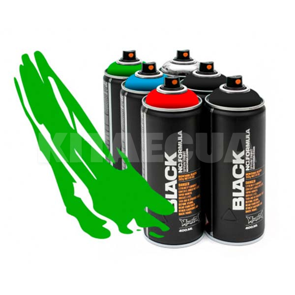 Краска зеленая 150мл матовая BLK 6045 Irish Green MONTANA (314445-MONTANA)