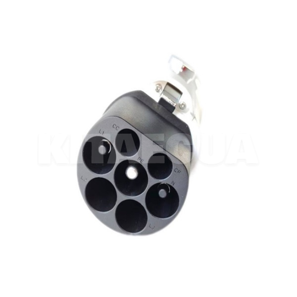 Перехідник 22 квт 32А 3-фази GB/T AC (станція) - Type 2 (європейське авто) із замком (1942) - 4