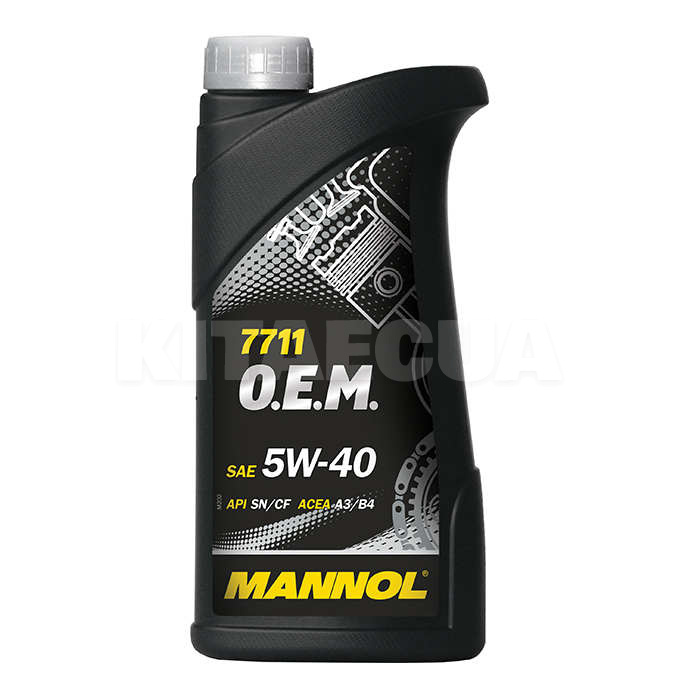 Масло моторне синтетичне 1л 5W-40 O.E.M. for Daewoo/GM Mannol (MN7711-1) - 2
