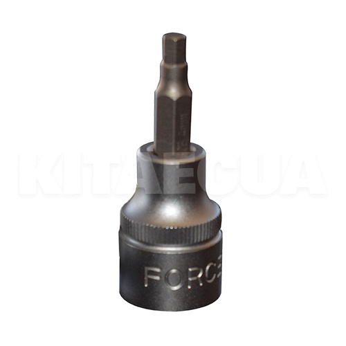 Головка торцева з 6-гранною насадкою 4 мм 3/8 " 50 мм FORCE (FOR 33405004)