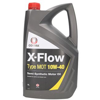Масло моторне напівсинтетичне 5л 10W-40 X-FLOW MOT COMMA
