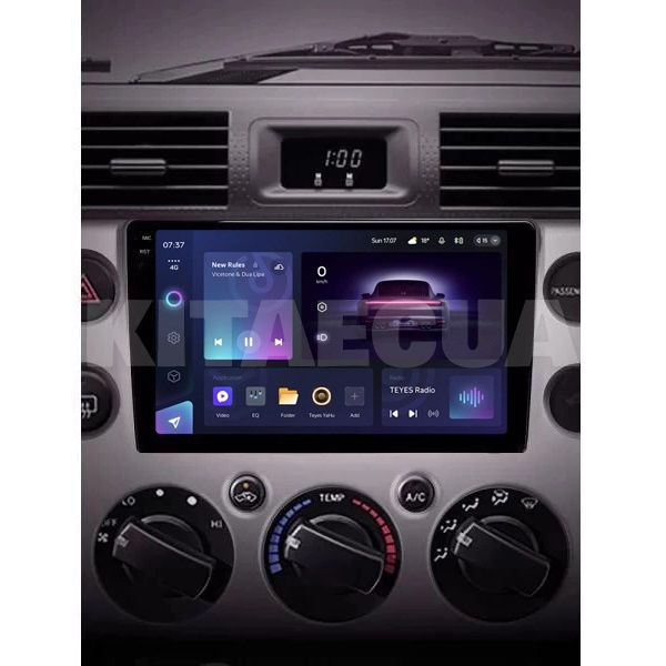 Штатна магнітола CC3 2k 4+32Gb 9" Toyota FJ Cruiser J15 2006-2020 (F1) срібляста Teyes (36460) - 2
