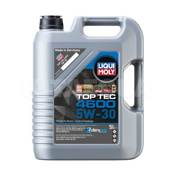 Масло моторне синтетичне 5л 5W-30 Top Tec 4600 LIQUI MOLY (8033-LIQUI MOLY)