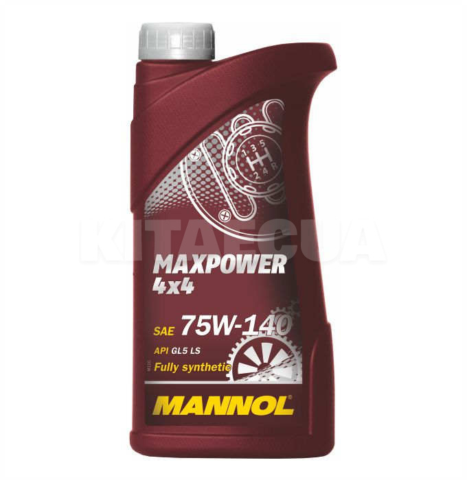 Масло трансмісійне синтетичне 1л 75W-140 Maxpower 4x4 Mannol (MN8102-1-Mannol) - 2